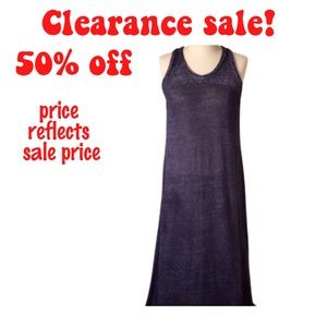 Athleta Sunstone Burnout High Low Maxi